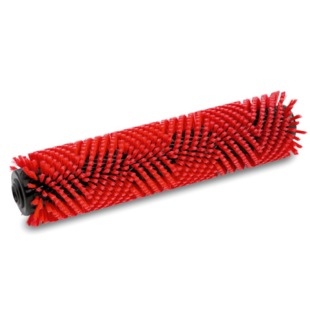 Brosse rouleau rouge - Diamètre 350mm