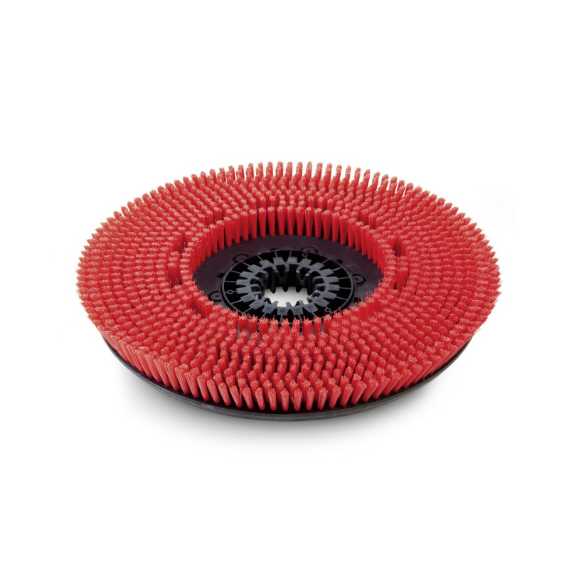 Brosse rouge - Diamètre 510mm