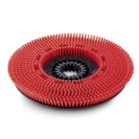 Brosse rouge - Diamètre 510mm