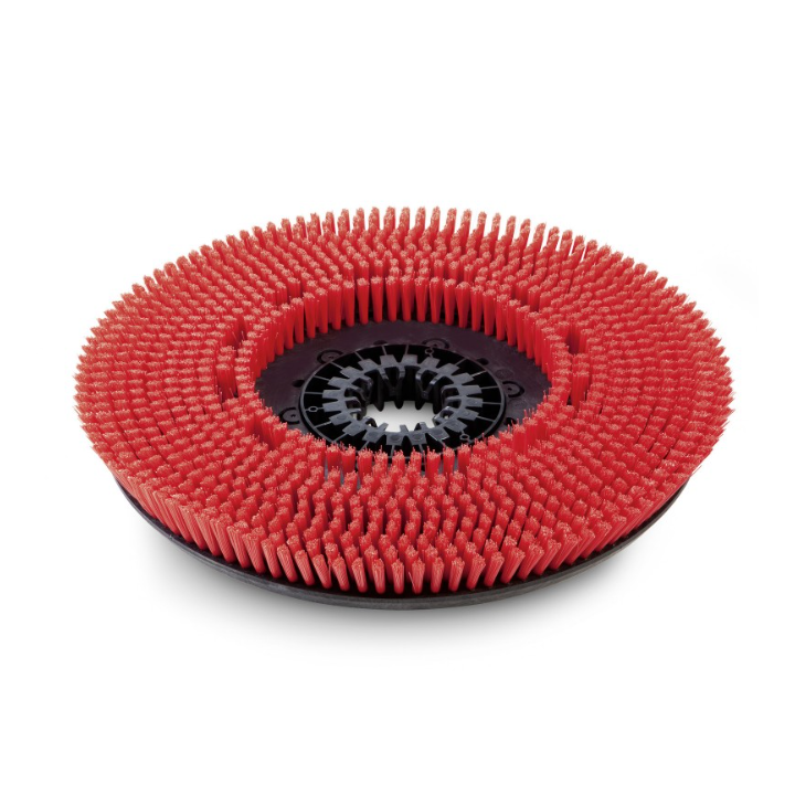 Brosse rouge - Diamètre 510mm