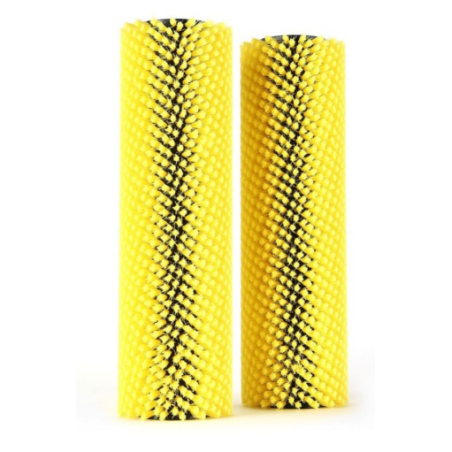 Brosse jaune - Pour tapis et moquette - 35cm