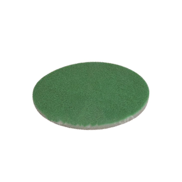 4 - Pour le lustrage  du sol -  Disque grain 3000 Vert - Diamètre 432mm
