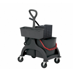 Chariot double seaux - Avec presse à plat