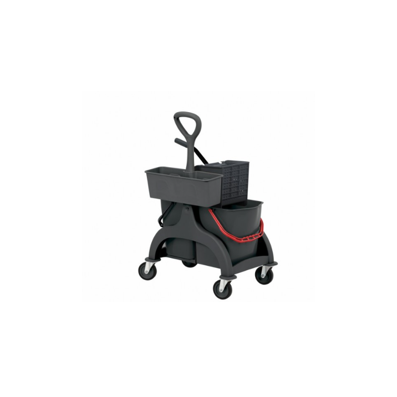Chariot double seaux - Avec presse à plat