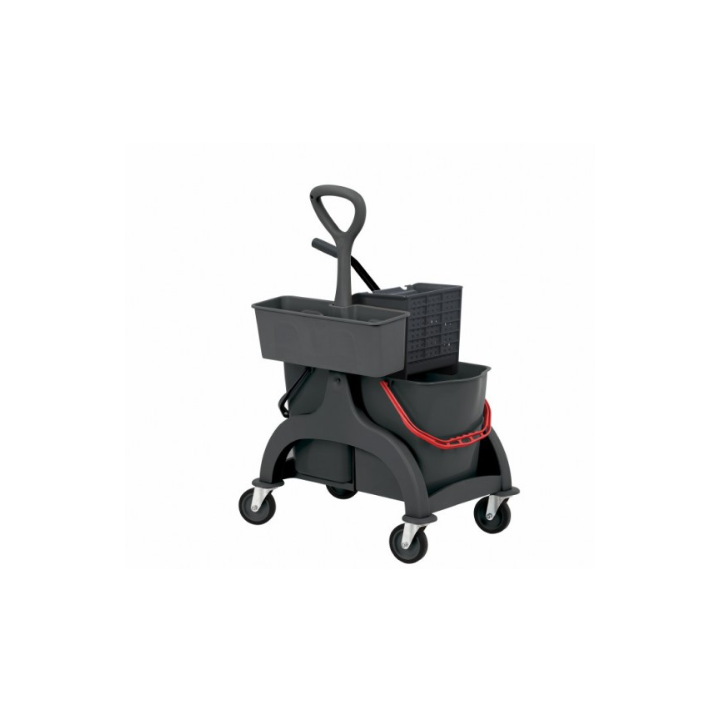 Chariot double seaux - Avec presse à plat