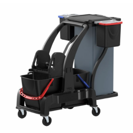 Black - Chariot avec presse à mâchoires