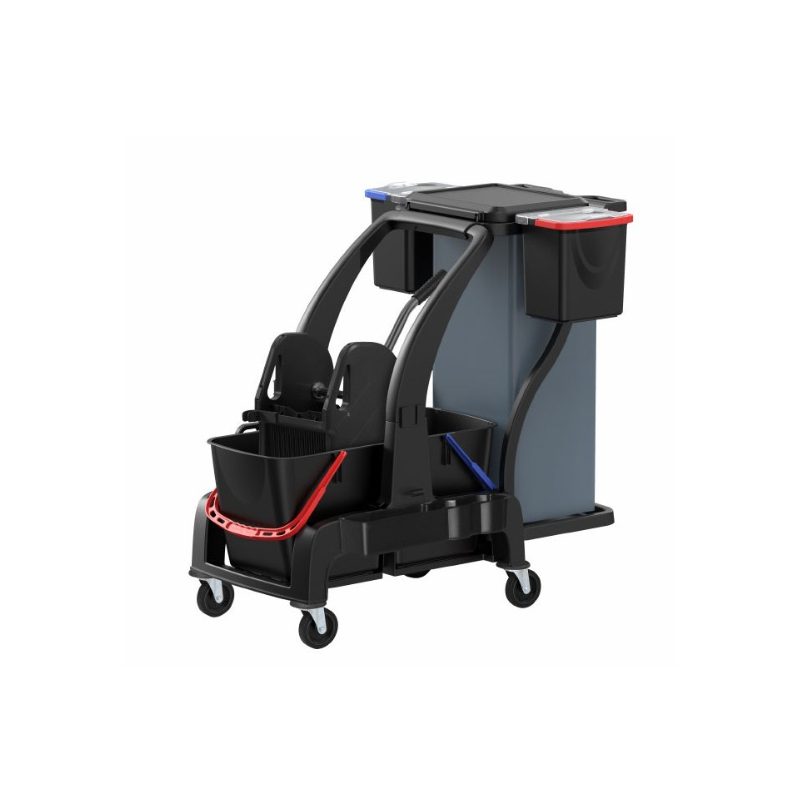 Black - Chariot avec presse à mâchoires