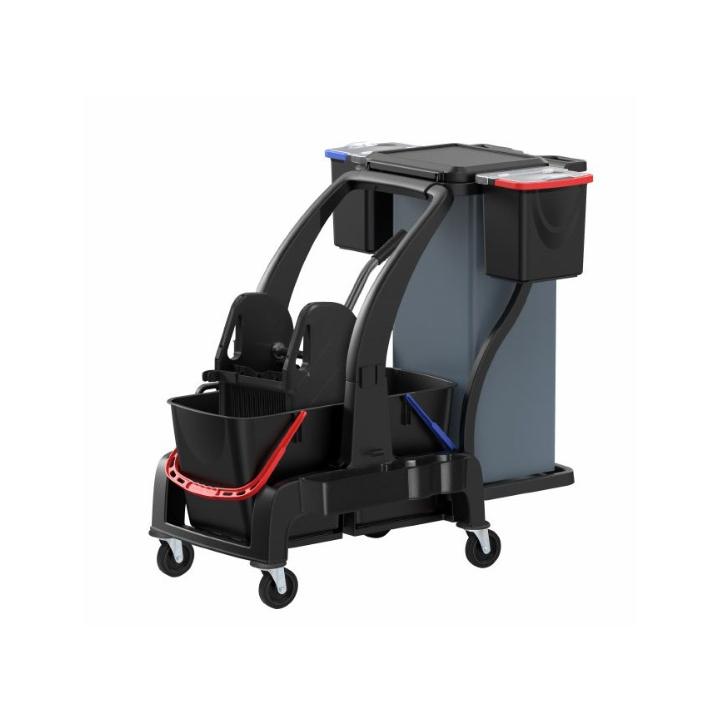 Black - Chariot avec presse à mâchoires