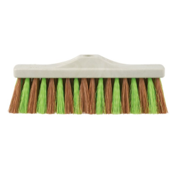 Balai recyclé Eco-coco zébré - Douille à vis - 29cm
