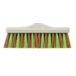 Balai recyclé Eco-coco zébré - Douille à vis - 29cm