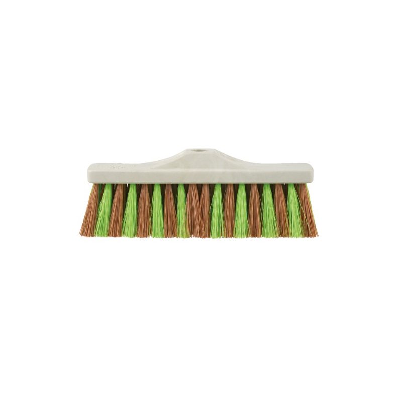 Balai recyclé Eco-coco zébré - Douille à vis - 29cm