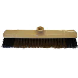 Balai coco moustache synthétique - Monture plastique à vis - 29cm