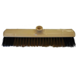 Balai coco moustache synthétique - Monture plastique à vis - 38cm