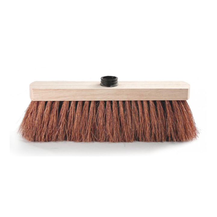 Balai coco naturel - Douille à vis - 29cm