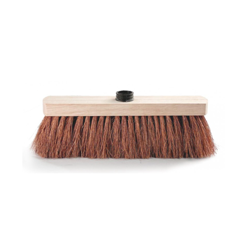 Balai coco naturel - Douille à vis - 38cm