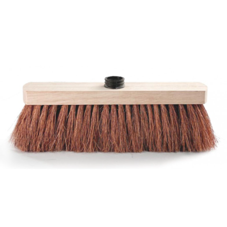 Balai coco naturel - Douille à vis - 38cm