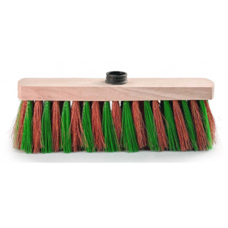 Balai coco zebré - Douille à vis - 29cm