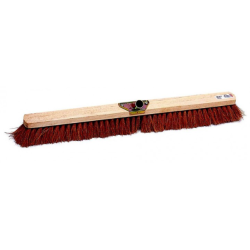 Balai coco naturel - Douille métal inclinée - 120cm