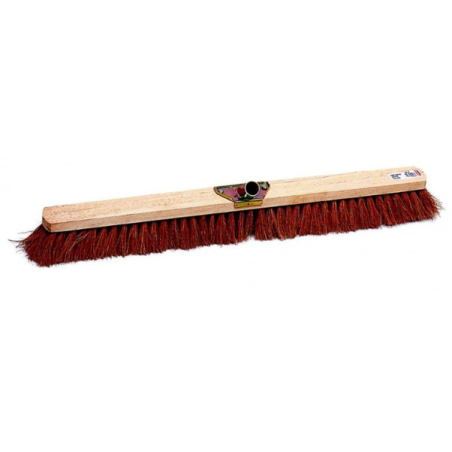 Balai coco naturel - Douille métal inclinée - 120cm