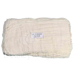 Gaze coton réutilisable - Avec trou central - 80 X 80cm