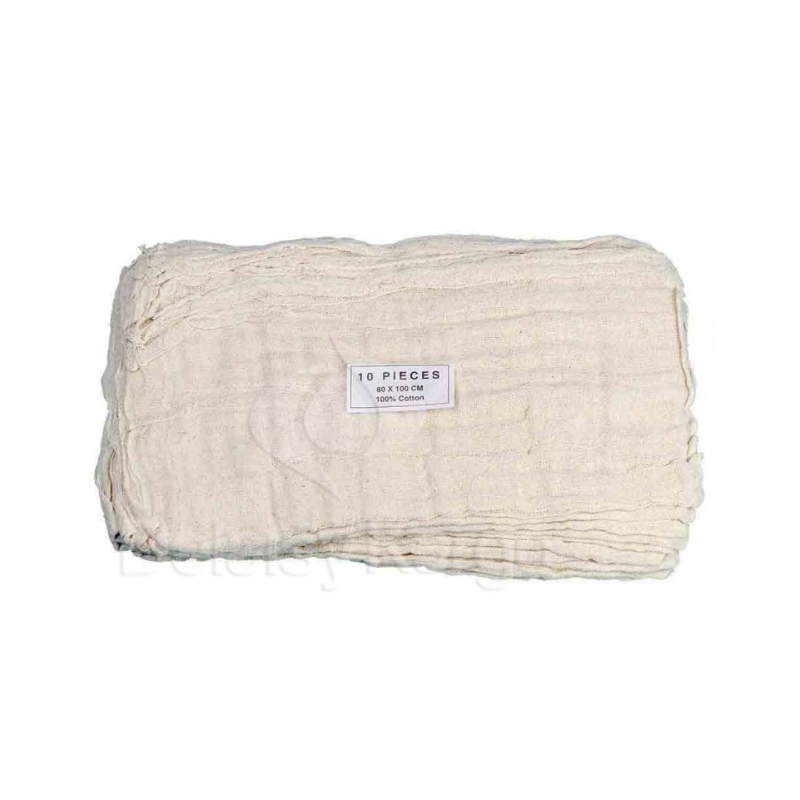 Gaze coton réutilisable - Avec trou central - 80 X 80cm