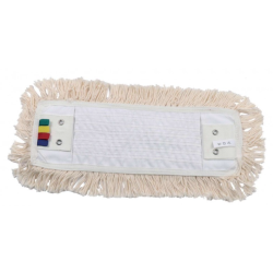 Frange coton poches et languettes - Avec 4 œillets - 40cm