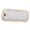 Frange coton poches et languettes - Avec 4 œillets - 40cm