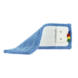 Frange microfibre poches et languettes - Avec 4 œillets - 50 cm