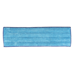 Frange microfibre Velcro bleue - Epaisse 40 cm