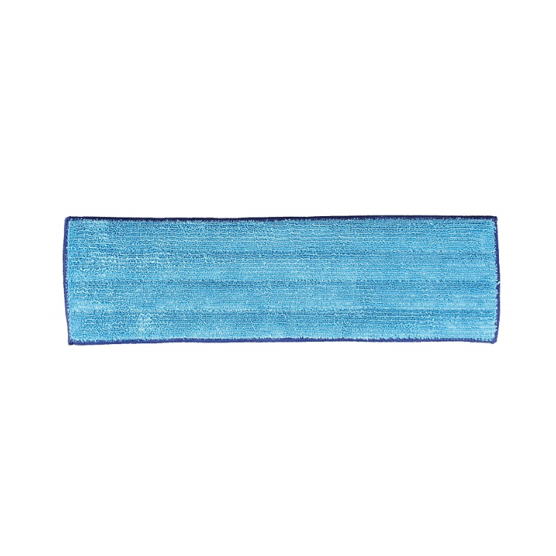 Frange microfibre Velcro bleue - Epaisse 40 cm