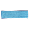 Frange microfibre Velcro bleue - Epaisse 40 cm