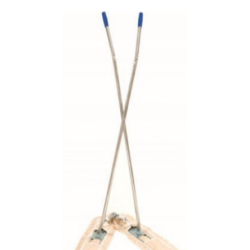 Balai ciseaux 2 X 1m - Manche double