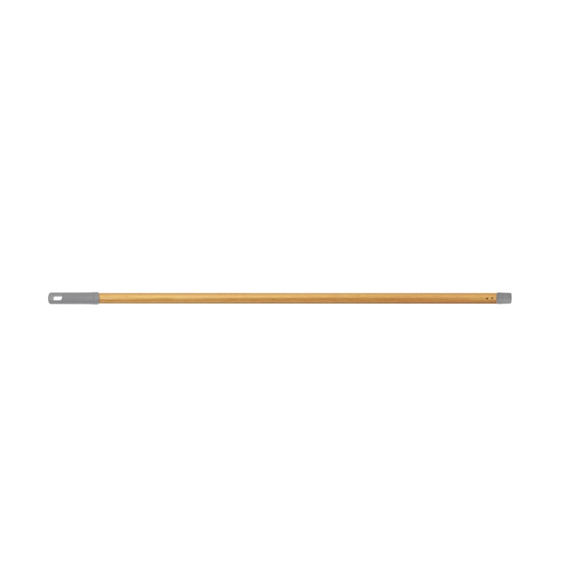 Manche acier classic imitation bois - 140cm