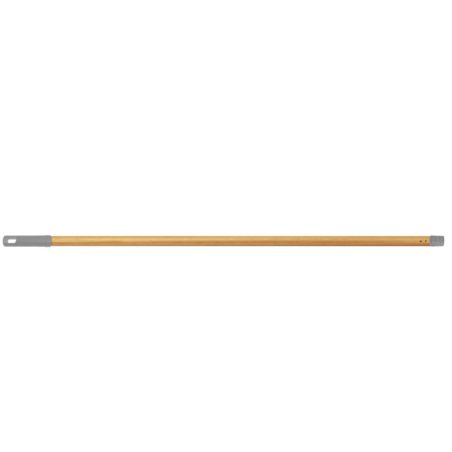 Manche acier classic imitation bois - 140cm