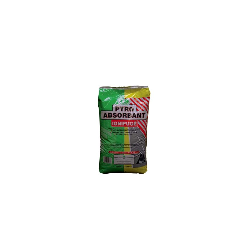 Pyro absorbant ingnifuge - Sciure végétale - Sac de 40L