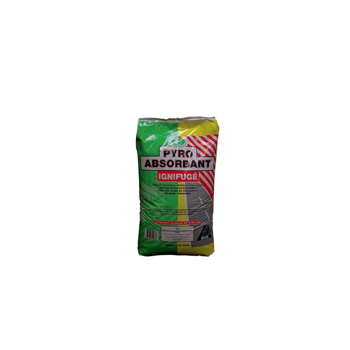 Pyro absorbant ingnifuge - Sciure végétale - Sac de 40L