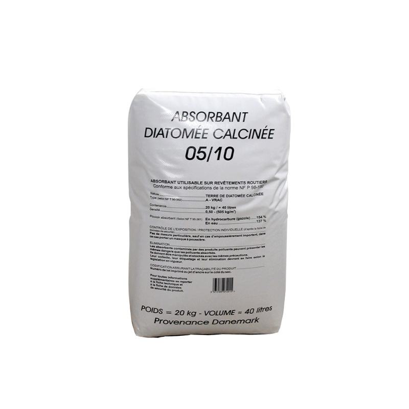 Absorbant diatomée calcinée - Sac de 40L