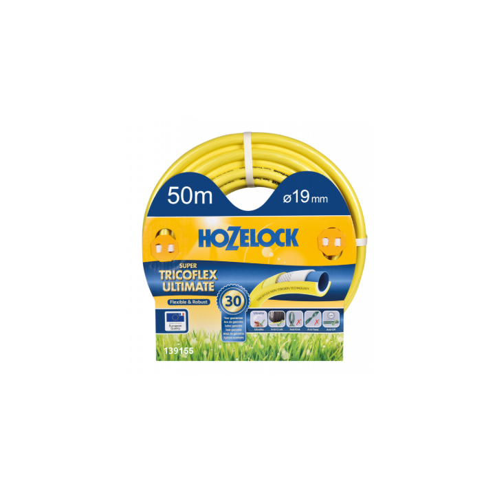 Super tricoflex ultimate - Tuyau d'arrosage 5 couches 50m - Diamètre 19mm