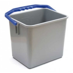 Seau One Fred / Ariane - Gris et anse bleue - 15L