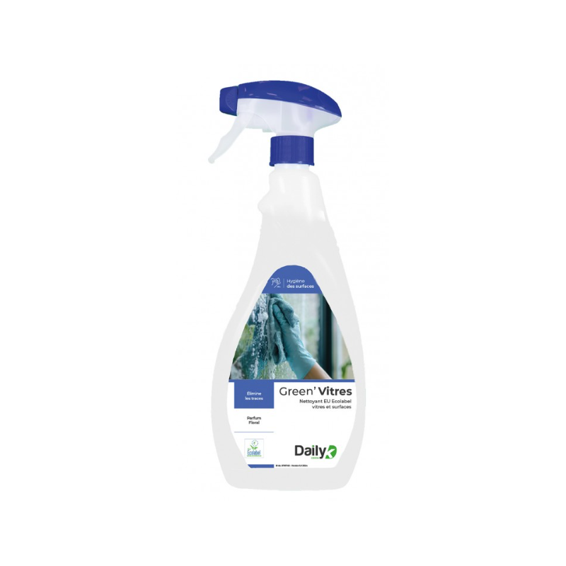 Green' Vitres - Nettoyant écologique vitres et surfaces PAE - Spray 750ml