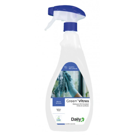 Green' Vitres - Nettoyant écologique vitres et surfaces PAE - Spray 750ml