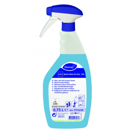 Taski Sprint  Glass Pure Eco - Détergent multi - surfaces PAE - Spray 750ml