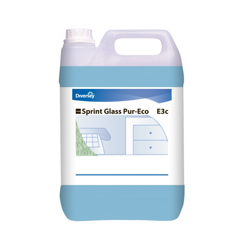 Taski Sprint  Glass Pure Eco - Détergent multi - surfaces PAE - Bidon 5L