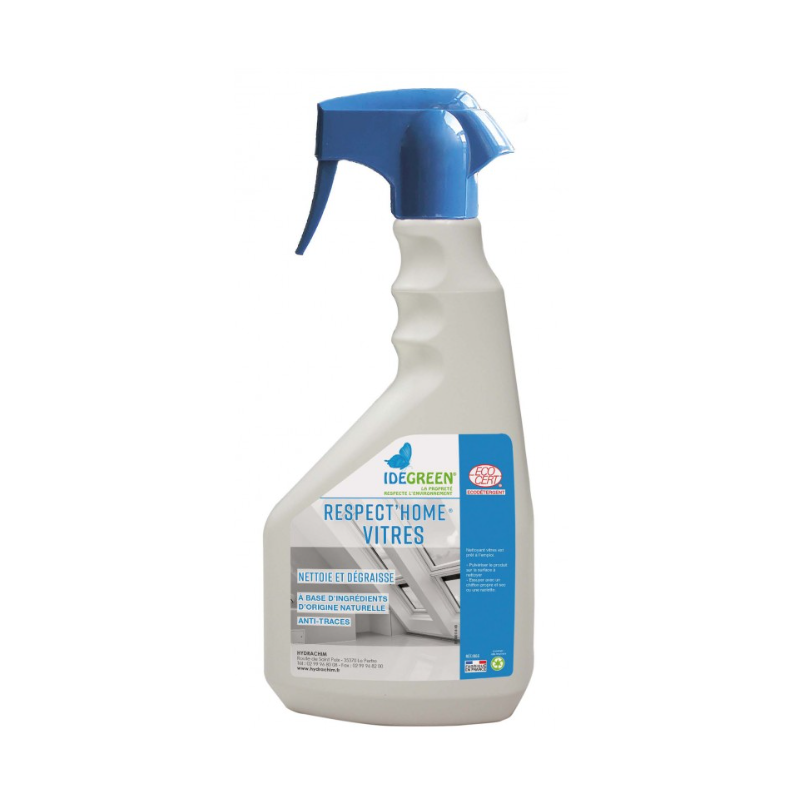 Respect'Home Vitres - Nettoyant vitres et surfaces PAE - Spray 750ml