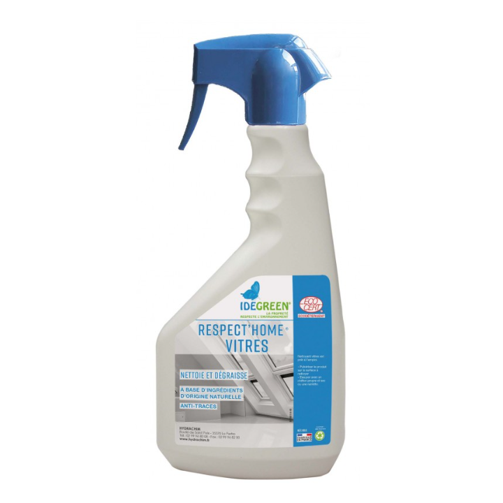 Respect'Home Vitres - Nettoyant vitres et surfaces PAE - Spray 750ml