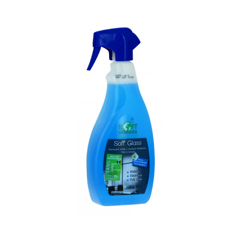 Soft' Glass - Nettoyant vitres et surfaces PAE - Spray 750ml