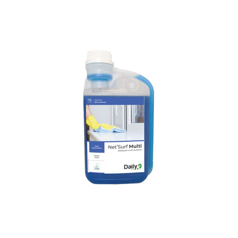 Net' Surf Multi - Nettoyant multi - surfaces - Bidon doseur 1L