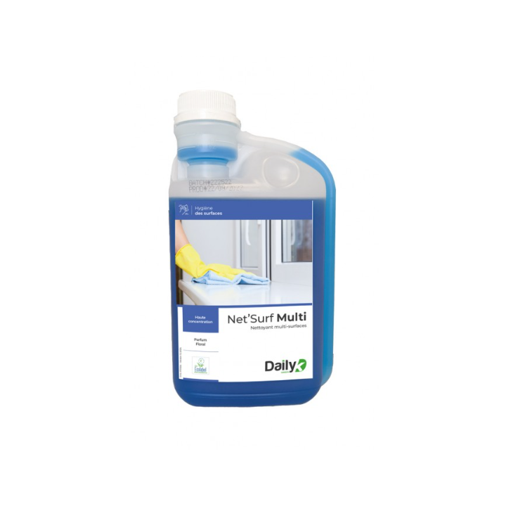 Net' Surf Multi - Nettoyant multi - surfaces - Bidon doseur 1L