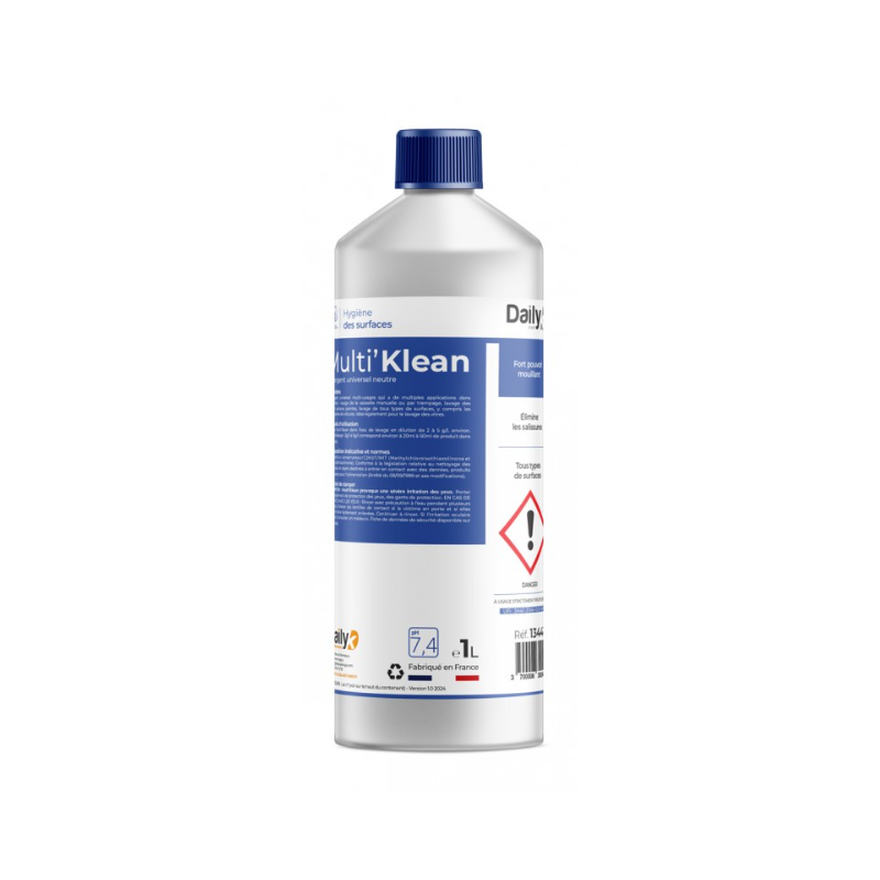 Multi' Klean - Détergent universel Neutre - Bidon 1L