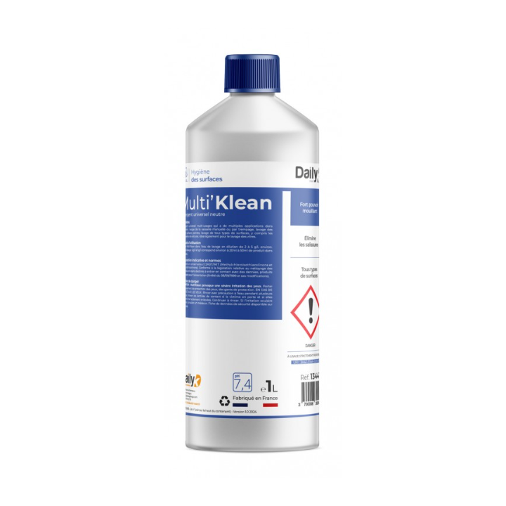 Multi' Klean - Détergent universel Neutre - Bidon 1L